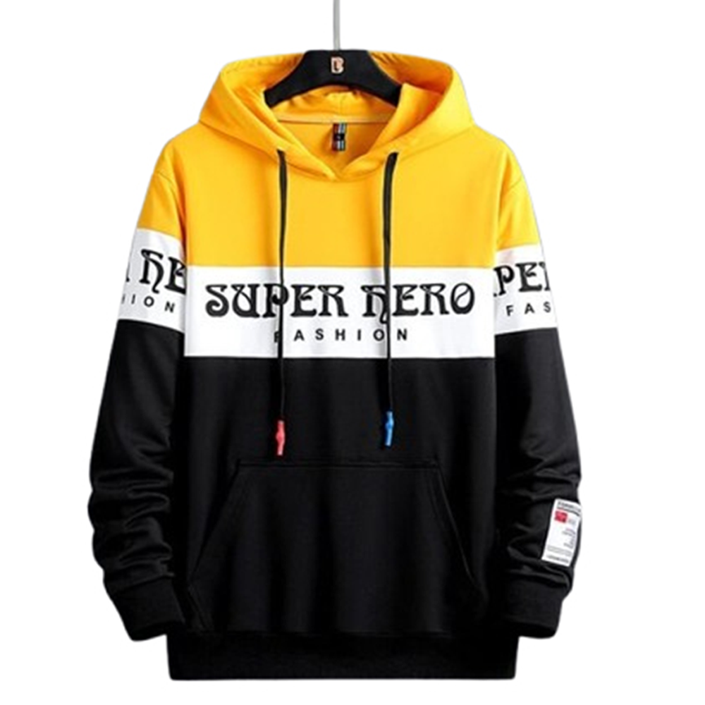 Cotton Hoodie for Men - Multicolor - H-374