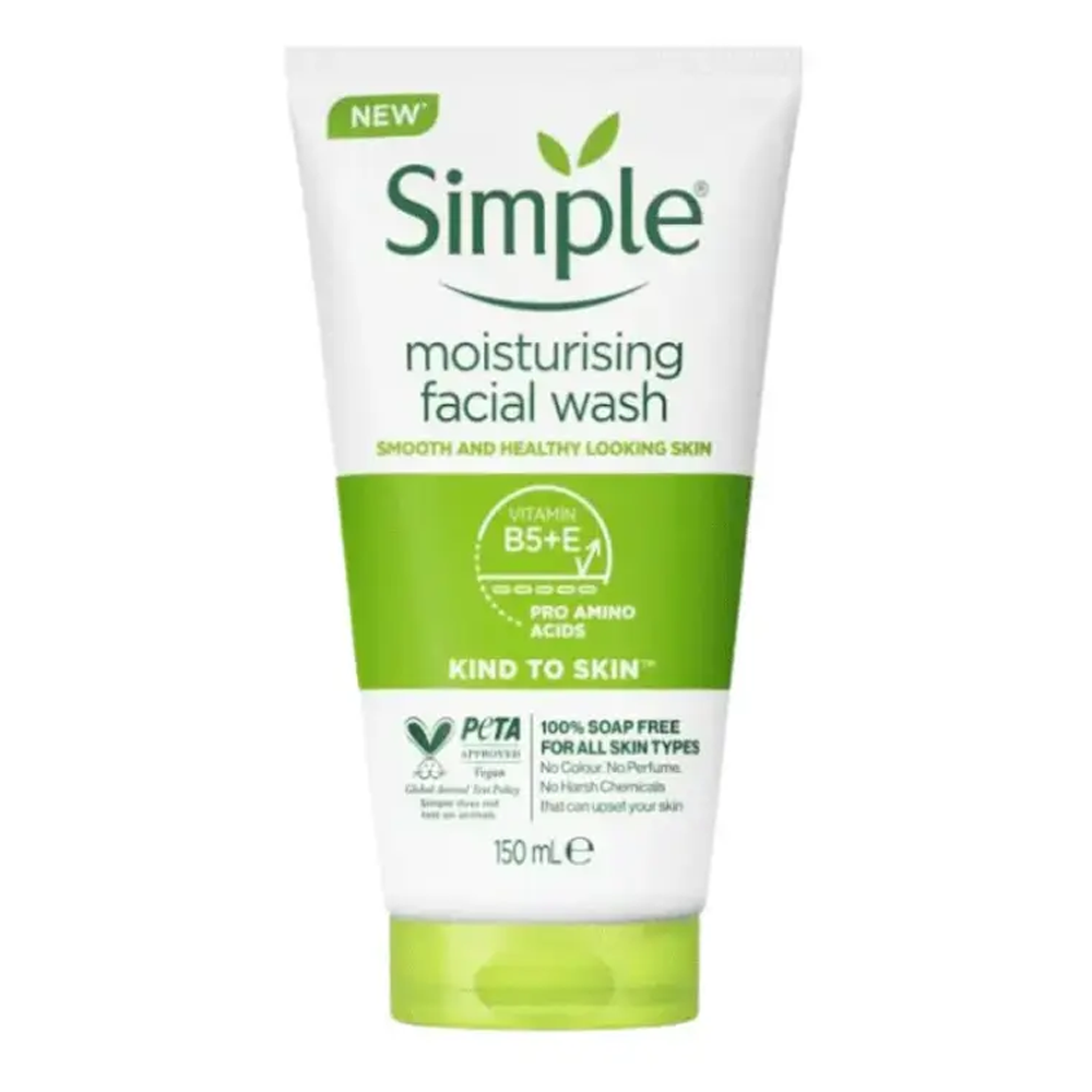 Simple Kind To Skin Moisturizing Face Wash - 150ml - LB012