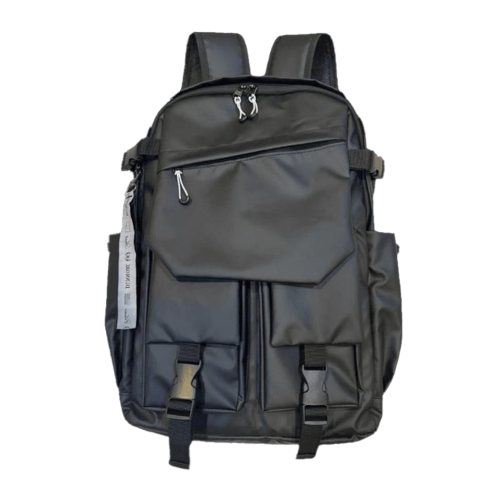 Polyester Backpack - Black - ZFBB