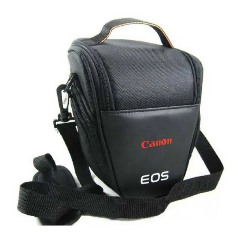 Nylon Camera Bag Case For Canon And All DSLR Camera - Black
