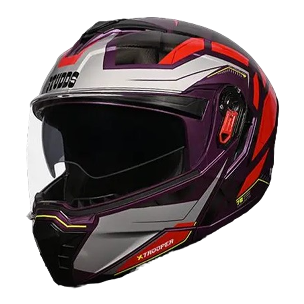 Studds X-Trooper DV D2 Decor Modular Helmet - Multicolor