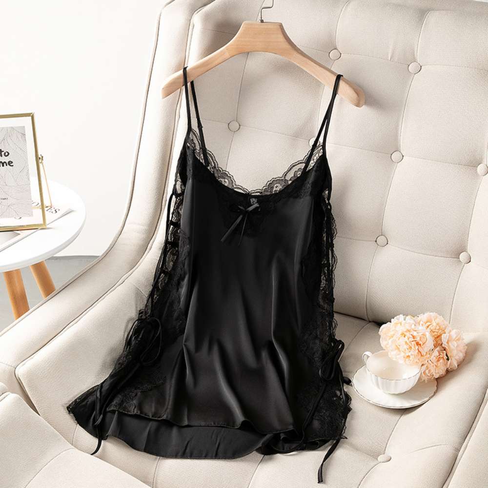 night dress for honeymoon in black