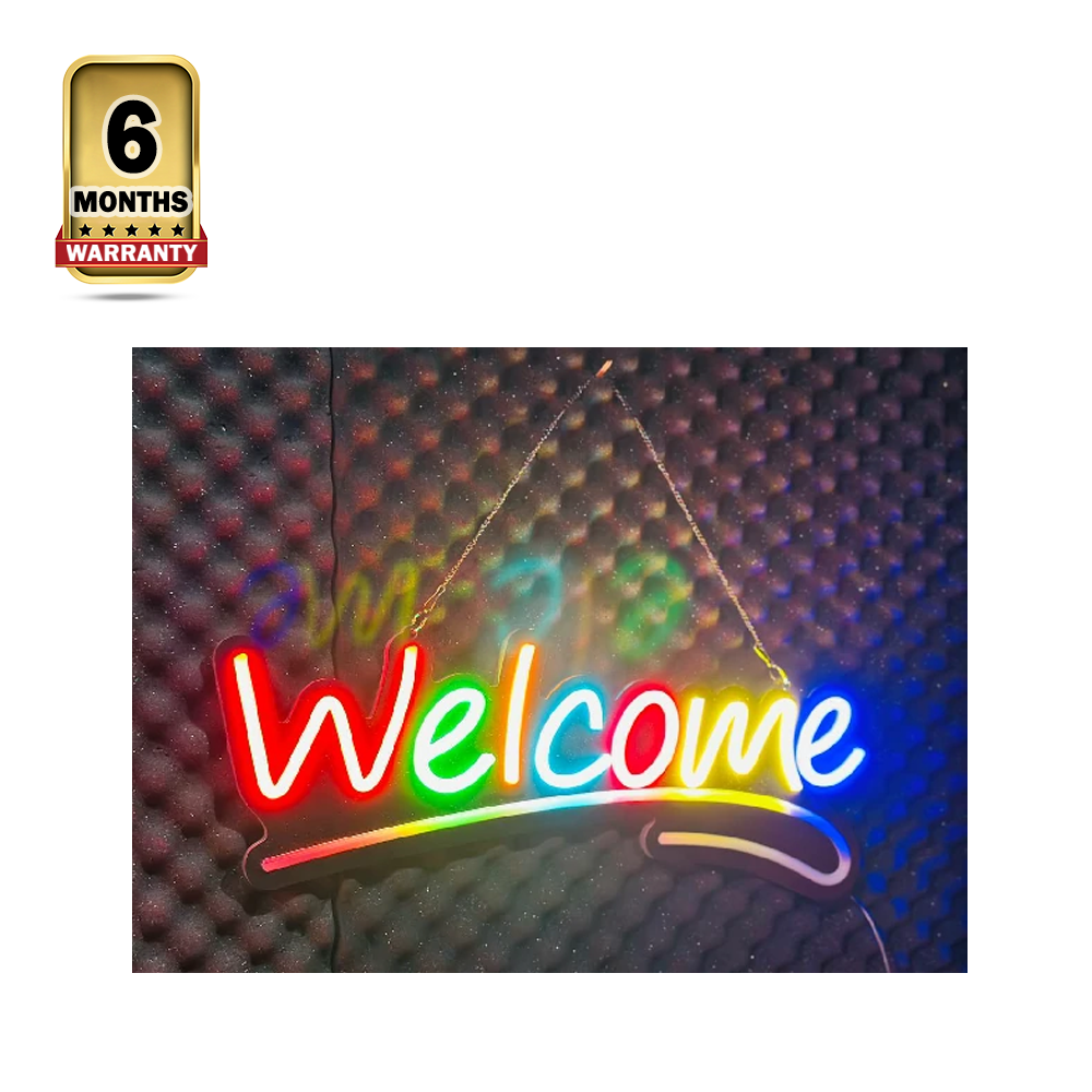 GearUP Welcome10 Neon Business Sign Light For Shop