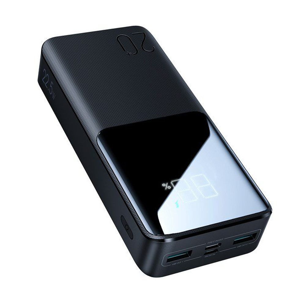 Joyroom JR-QP192 Fast Charging Power Bank - 20000mAh - Black