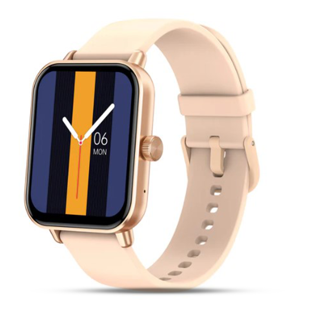 Colmi P81 Silicone Strap Bluetooth calling Smartwatch - Gold