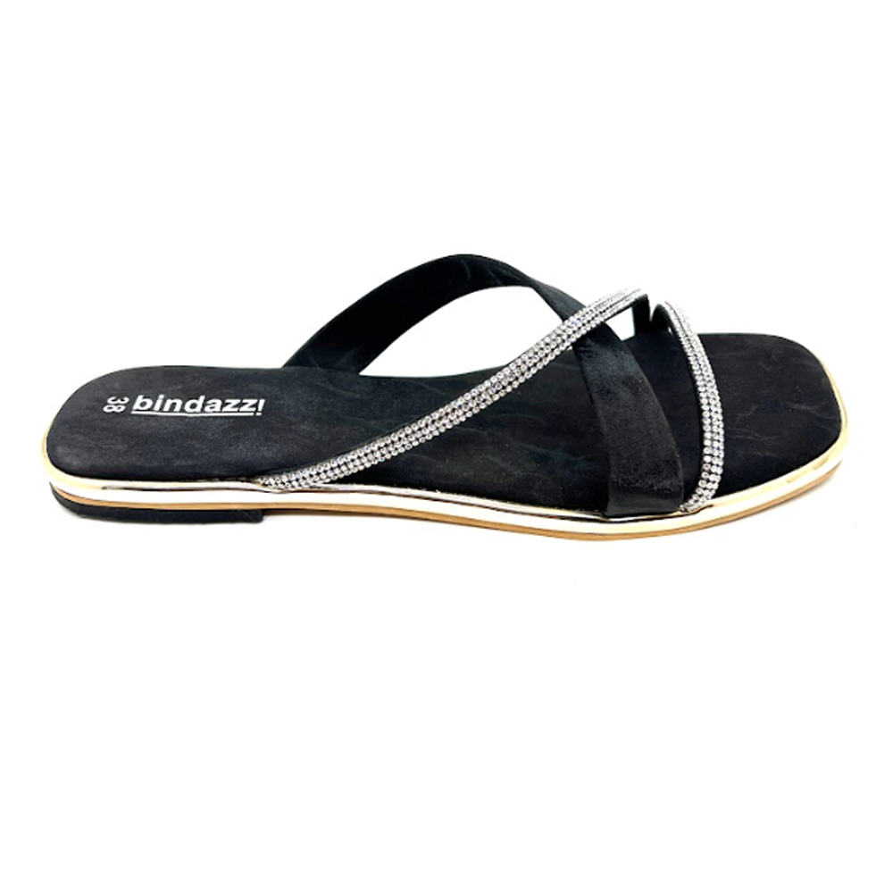 PU Leather Sandal for Women - Black - BW10347