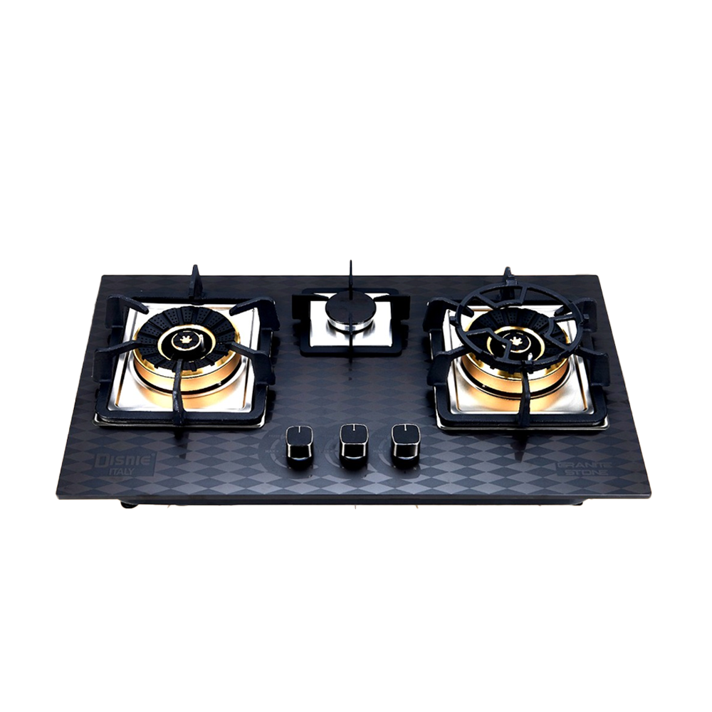 Disnie Dcgs-45 Double Burner Automatic Gas Stove - Black