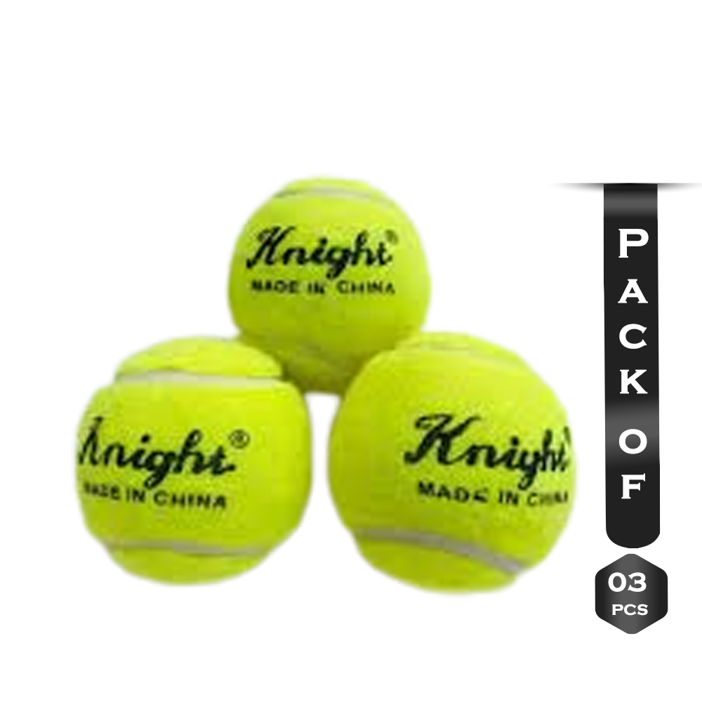 Pack of 3 Pcs KNIGHT Tennis Ball 