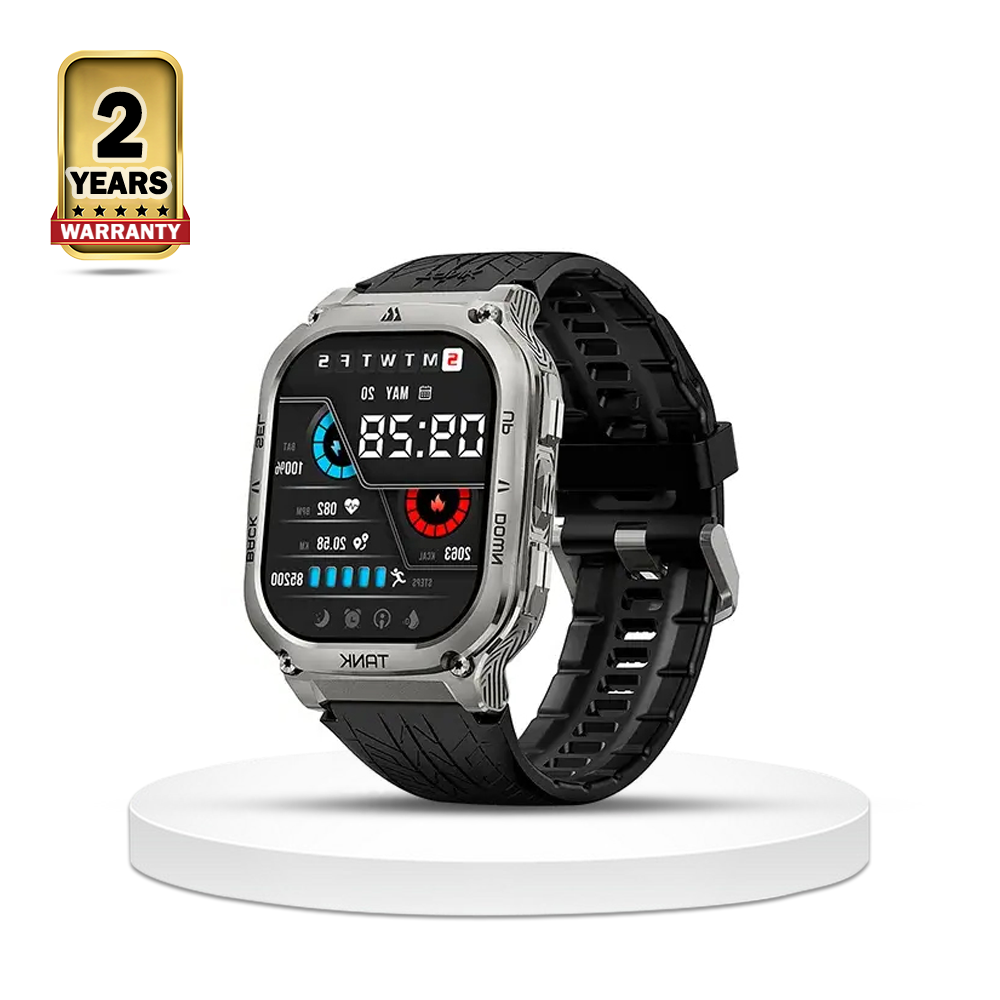 Kospet Tank M3 Rugged Smart Watch - Silver