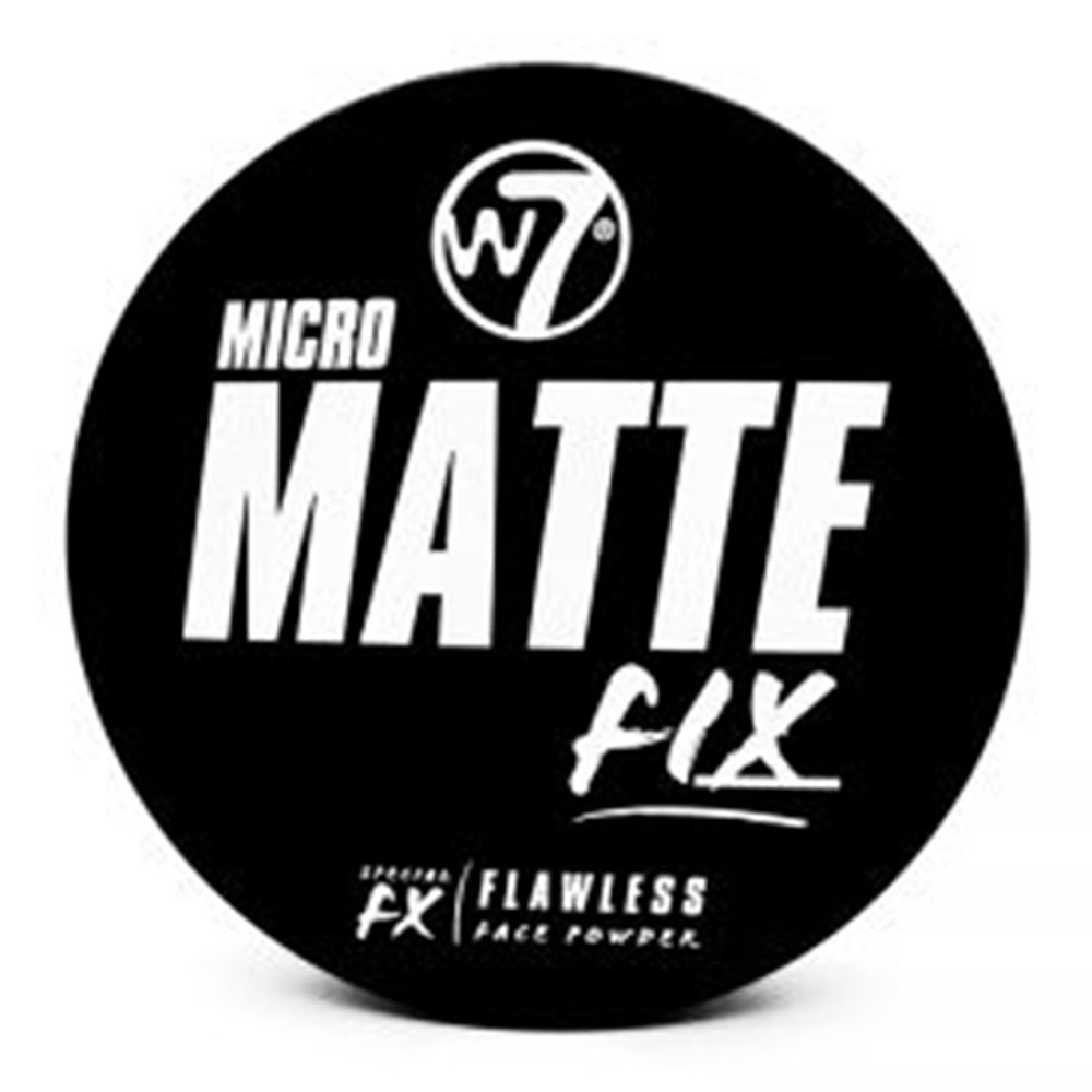 W7 Micro Matte Fix Face Powder - Light - 6gm