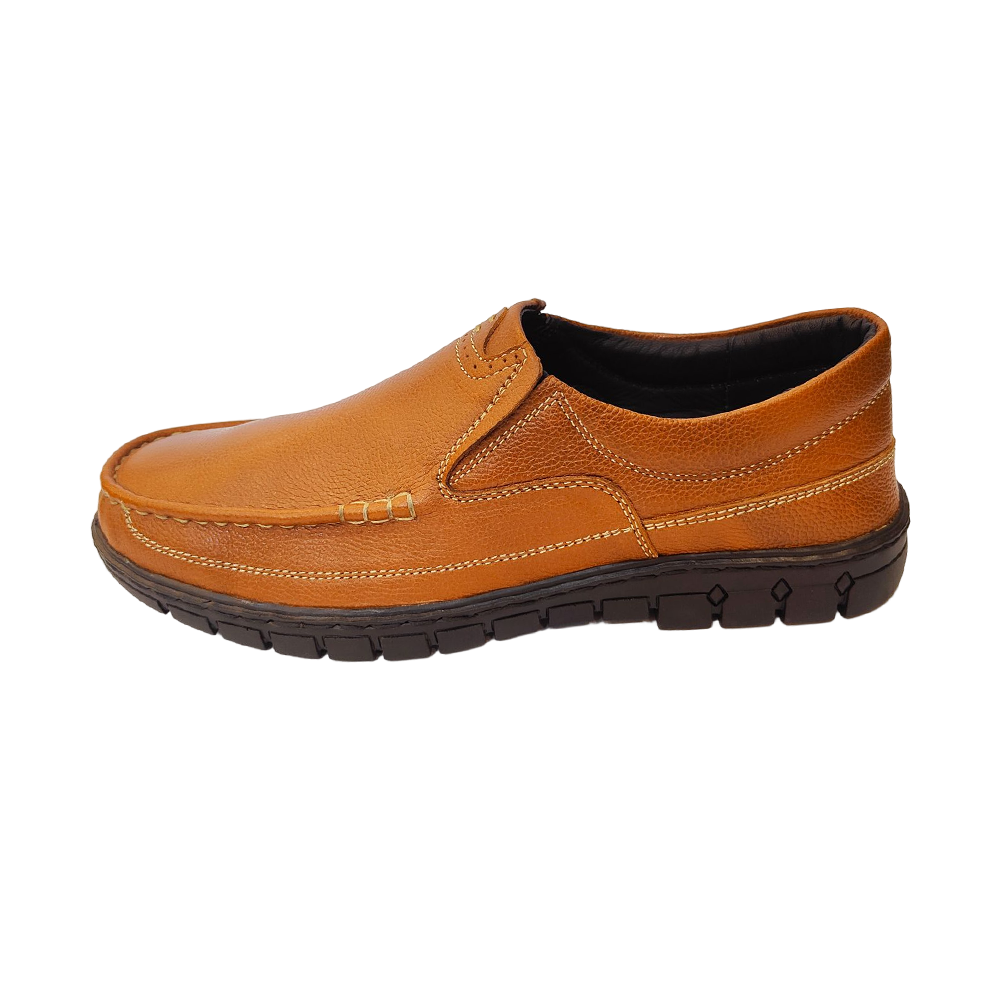 Reno Leather Casual Shoe For Men Brown RC9021