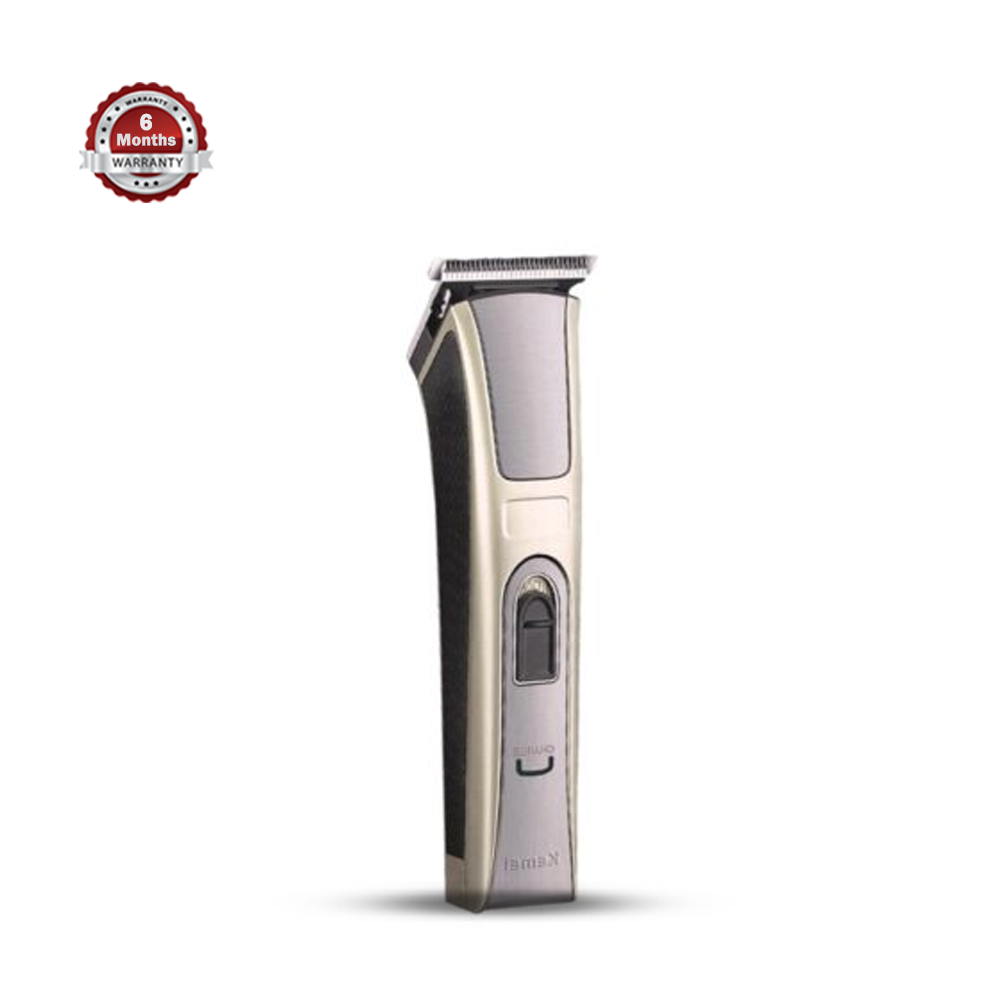 Kemei KM-5017 Rechargeable Hair Clipper And Beard Trimmer For Men - Rose Gold