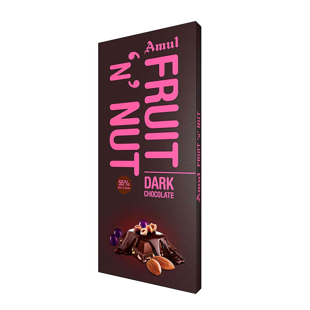 Amul Fruit N Nut Dark Chocolate - 150 gm