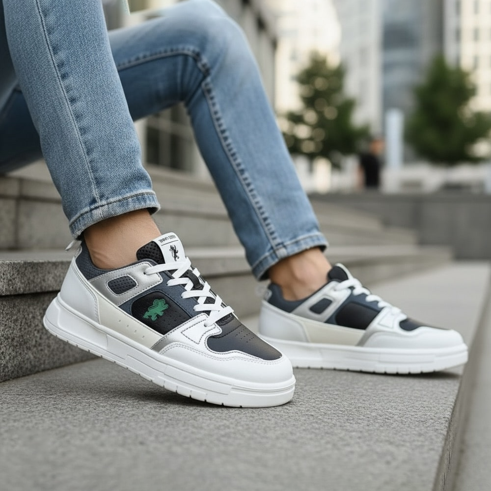 Redtape Casual Sneakers For Men - White & Grey - EFS-231