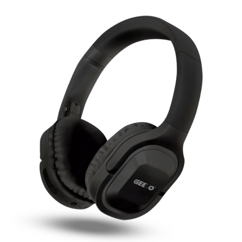 Geeoo BL-120 ANC Over-Ear Wireless Bluetooth Headphone - Black