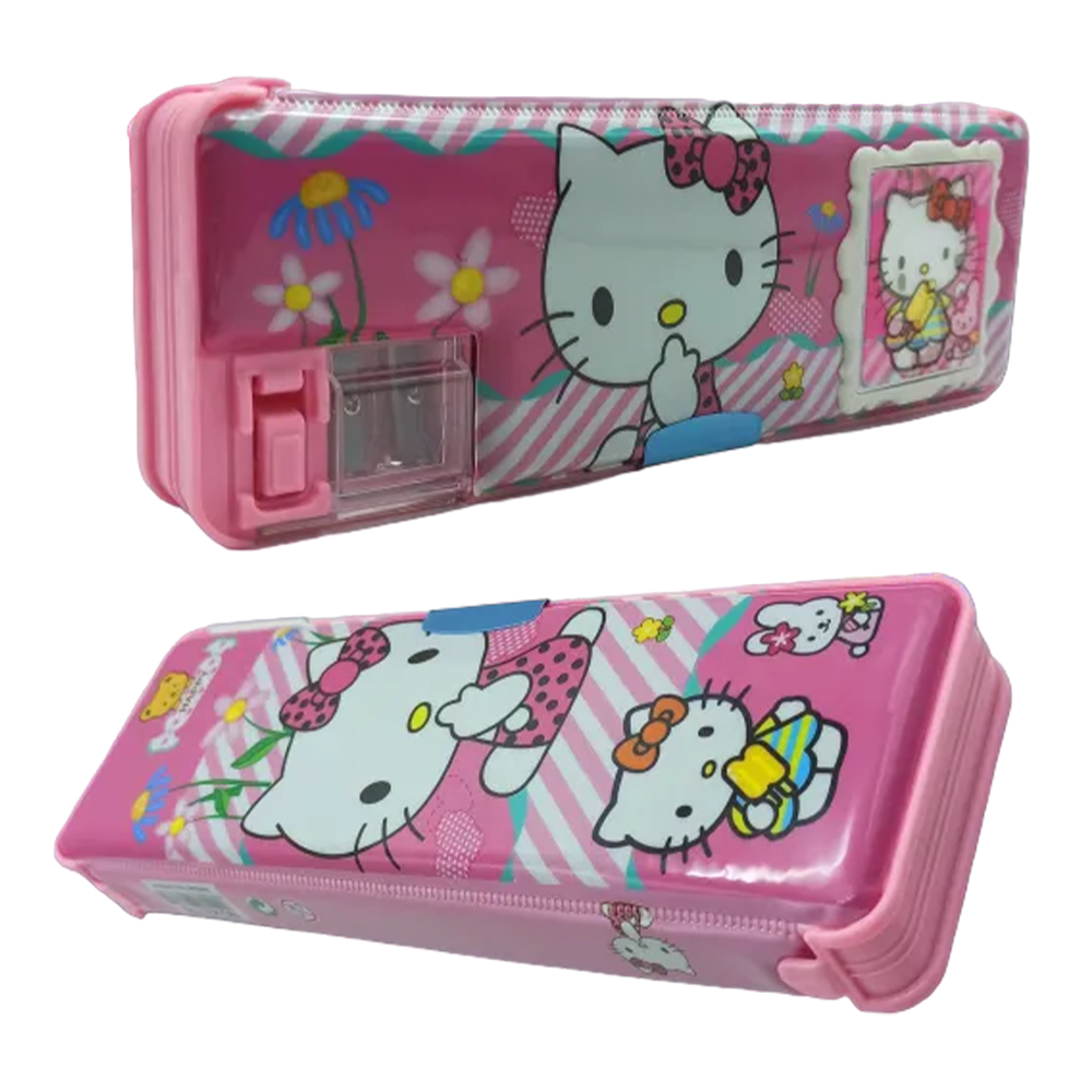 Small Magnetic Double Side Pencil Box - Akhtar Stationers