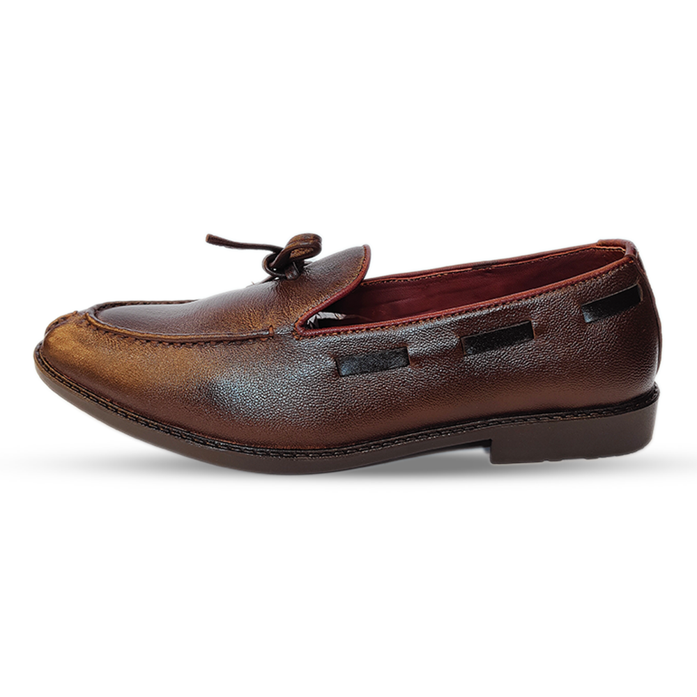 Reno Leather Tassel Shoe for Men - Chocolate - RT1049