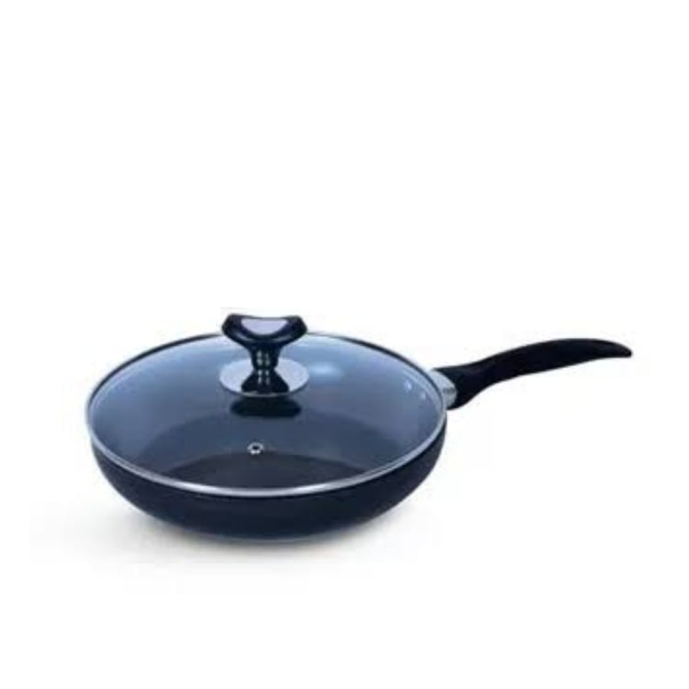 Topper Nonstick Glamour Deep Fry Pan - 28cm - Black