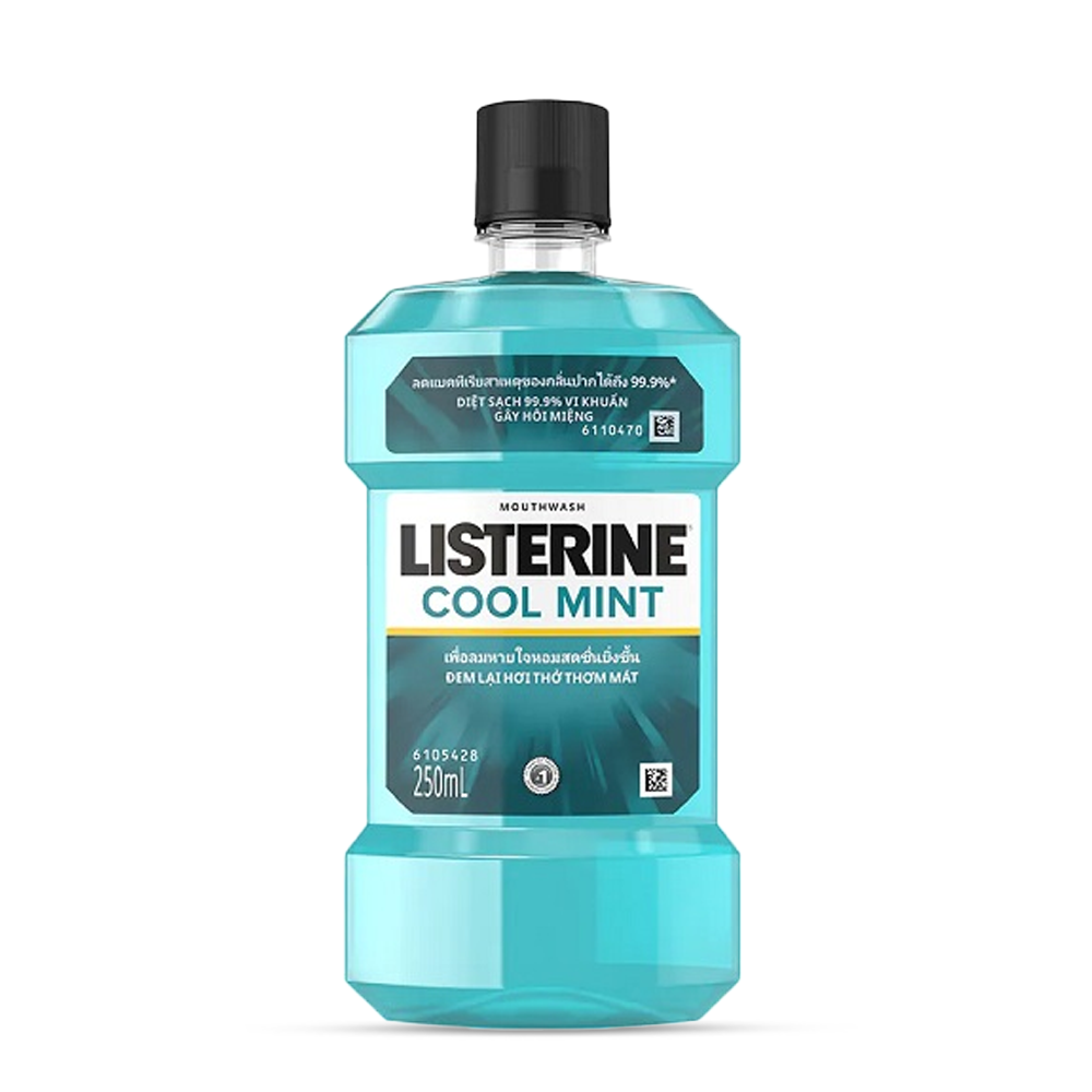 Listerine Cool Mint Liquid Mouthwash - 250ml