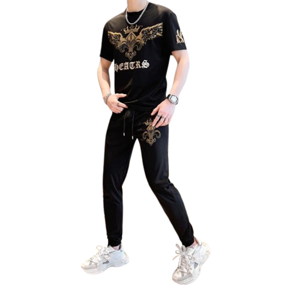 PP Jersey T-Shirt with Trouser Full Track Suit For Men -  TF-119