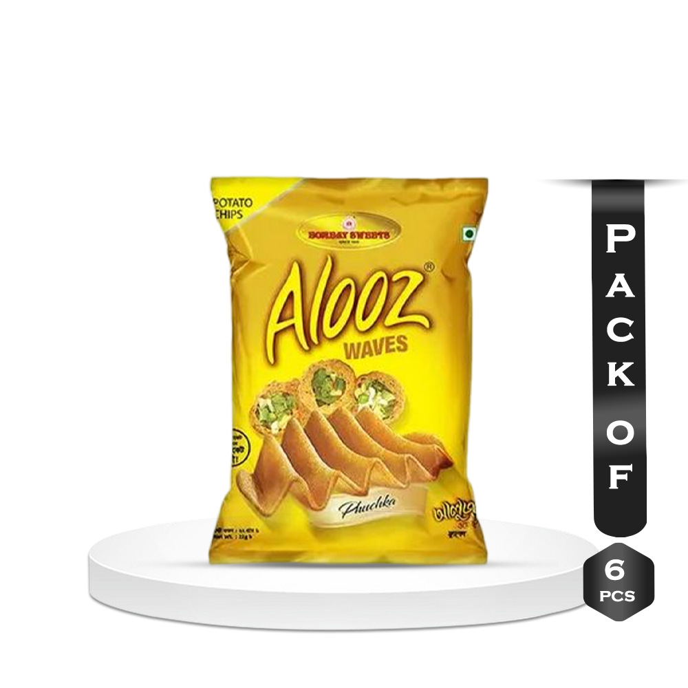 Pack of 6Pcs Bombay Alooz Waves - 35gm