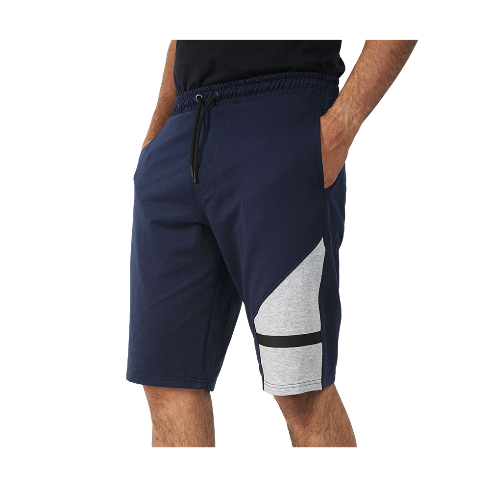 Terry Cotton Short Pant for Men - Navy Blue - GMSP-00323NVG