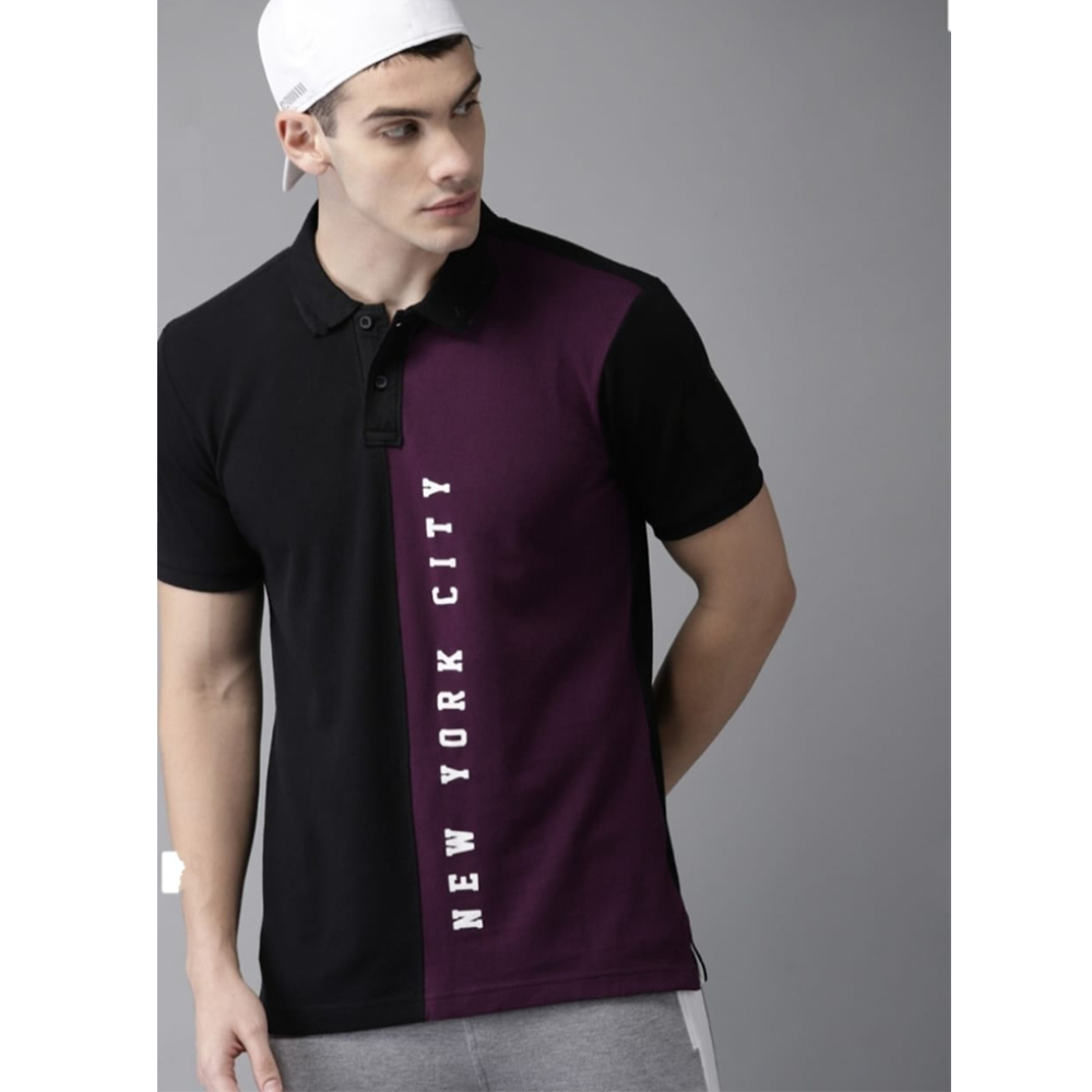 Black purple hotsell polo shirts