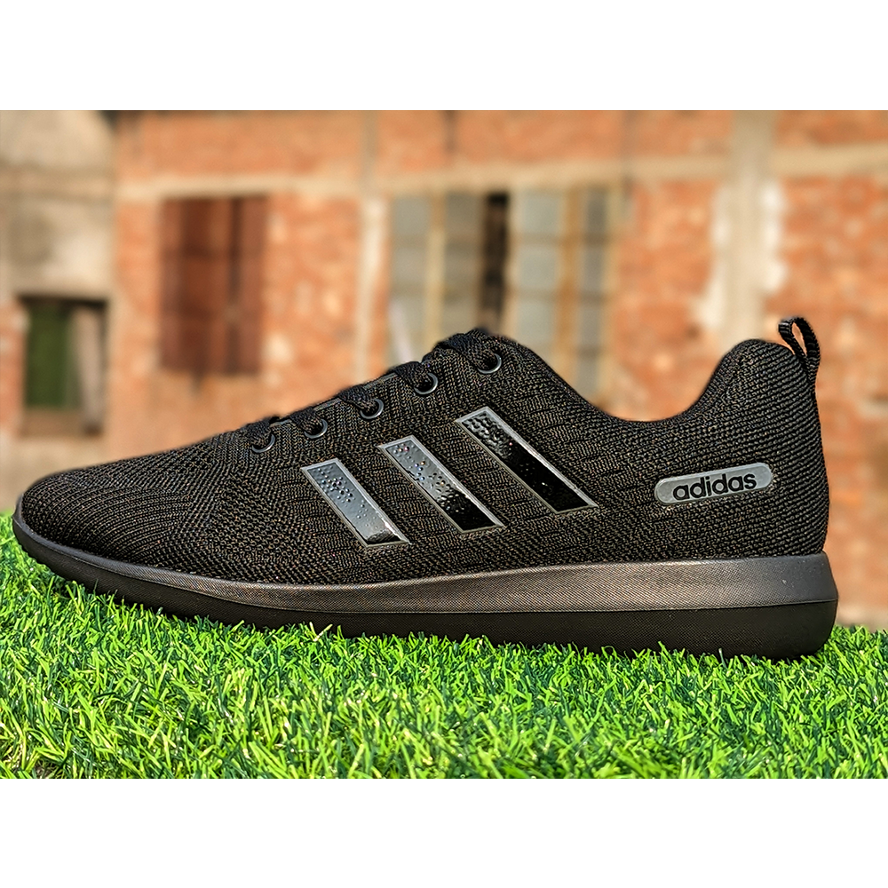 Adidas Mesh Sneakers Shoes For Men - Black - Efh-410