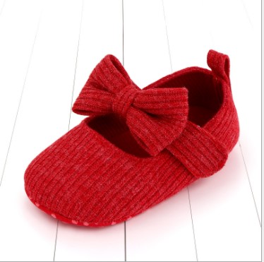 Armandy Cotton Baby Girl Shoe - Red