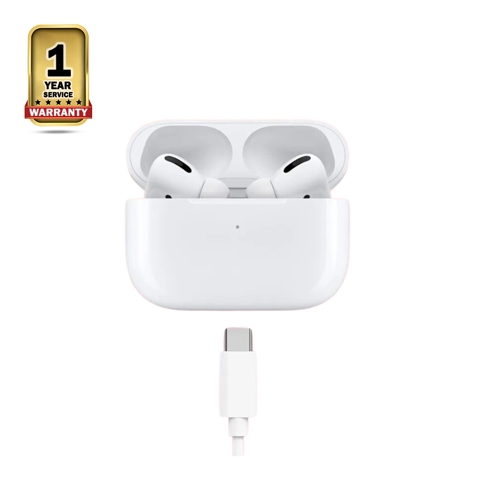 Airpods Pro 2nd Gen Master copy With Type C Port With ANC - White