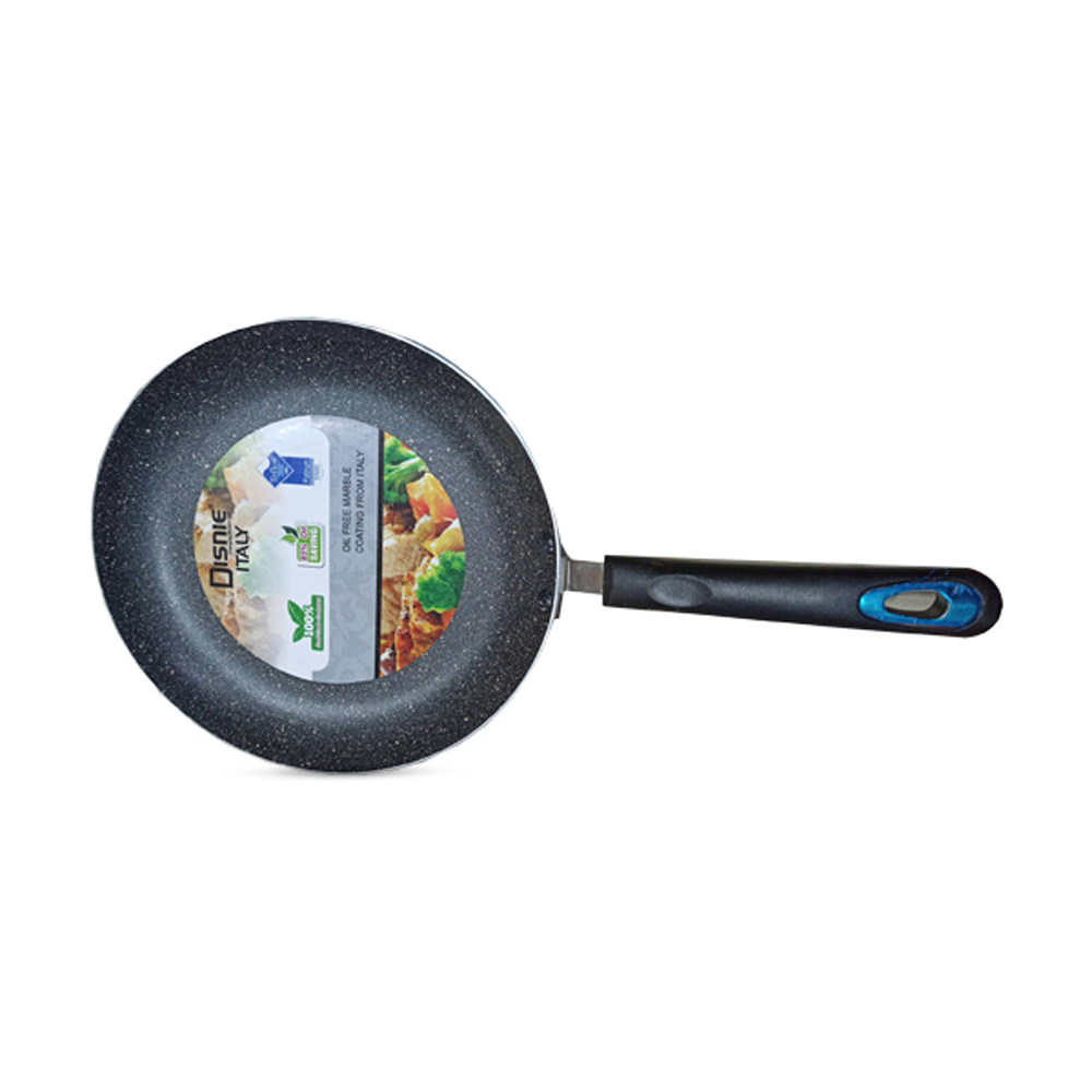 Disnie Marble Coating Nonstick Dosa Tawa - 28Cm - Black