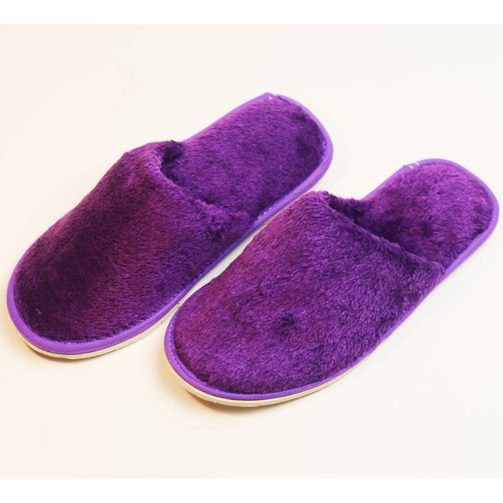 Wool Room Slipper For Men and Women - Purple