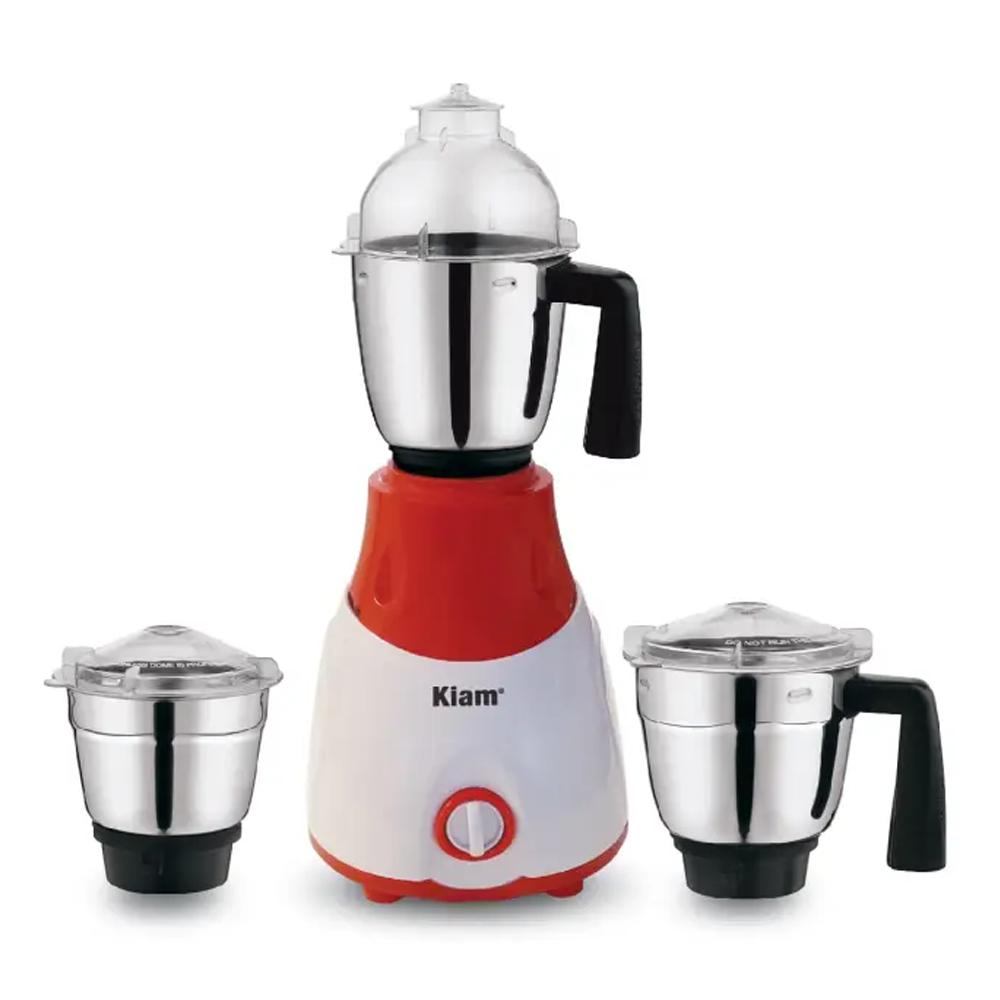 Kiam BL-1700 3 In 1 Mixer Blender And Grinder - 750W - White And Red
