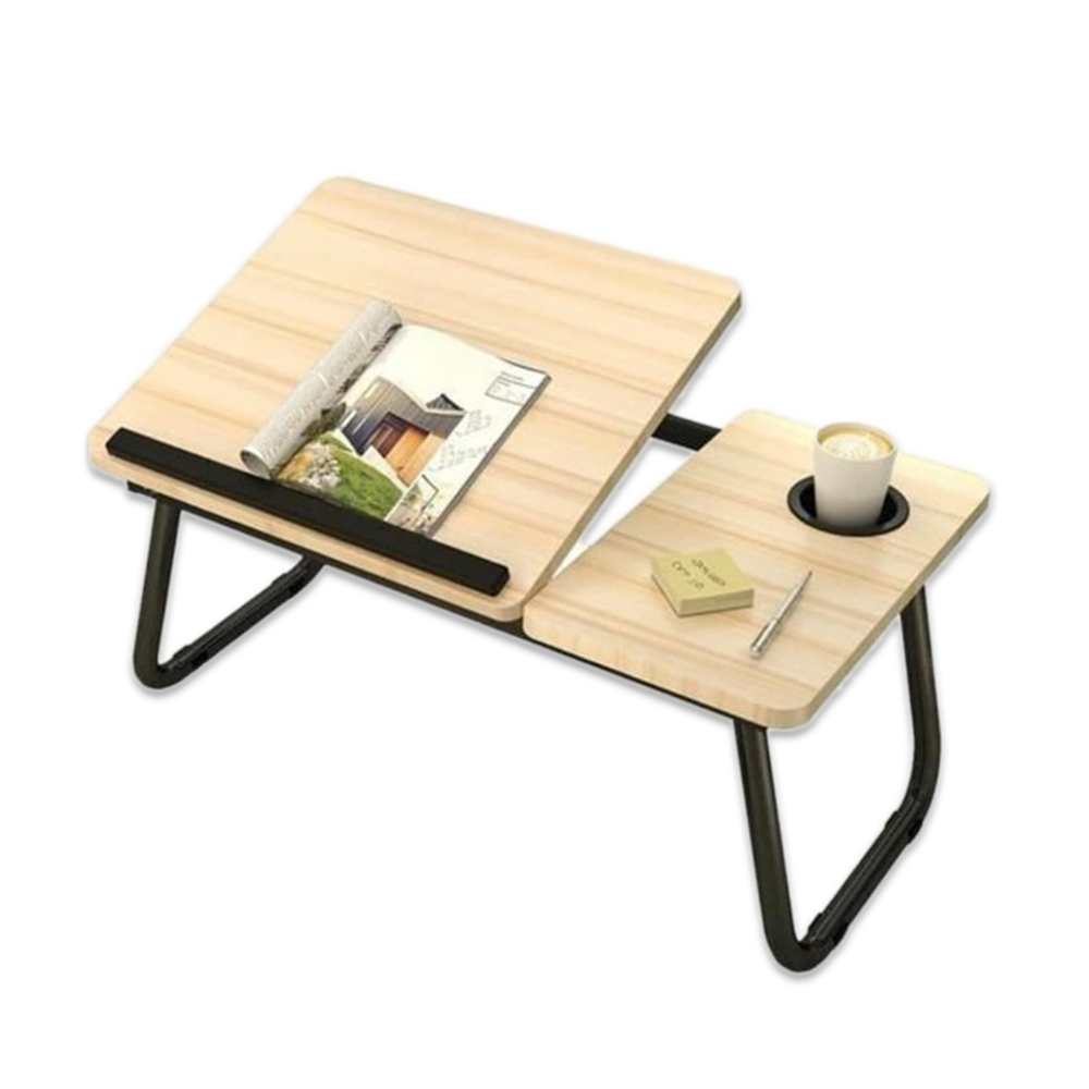 Foldable Laptop Table - Wooden 