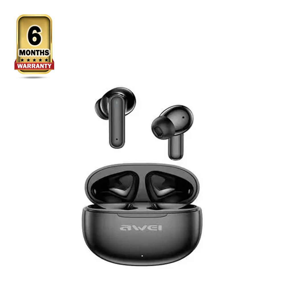 Awei T71 TWS Wireless Earbuds - Black