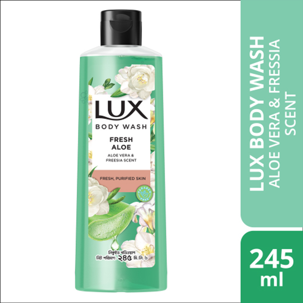 Lux Body Wash Freesia Scent & Aloe Vera - 245ml