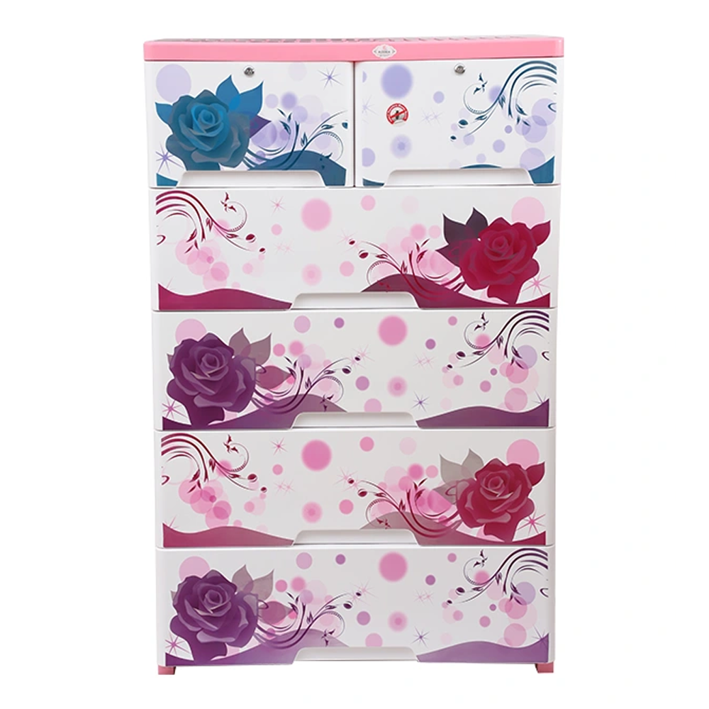RFL Double Wardrobe - 5 Drawer - Lily