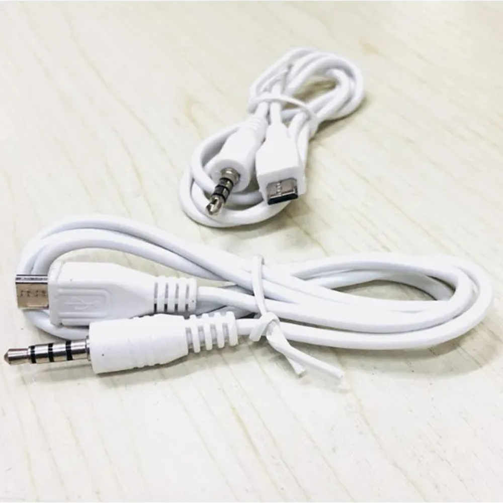 USB Audio Cable - 2 Pcs - White