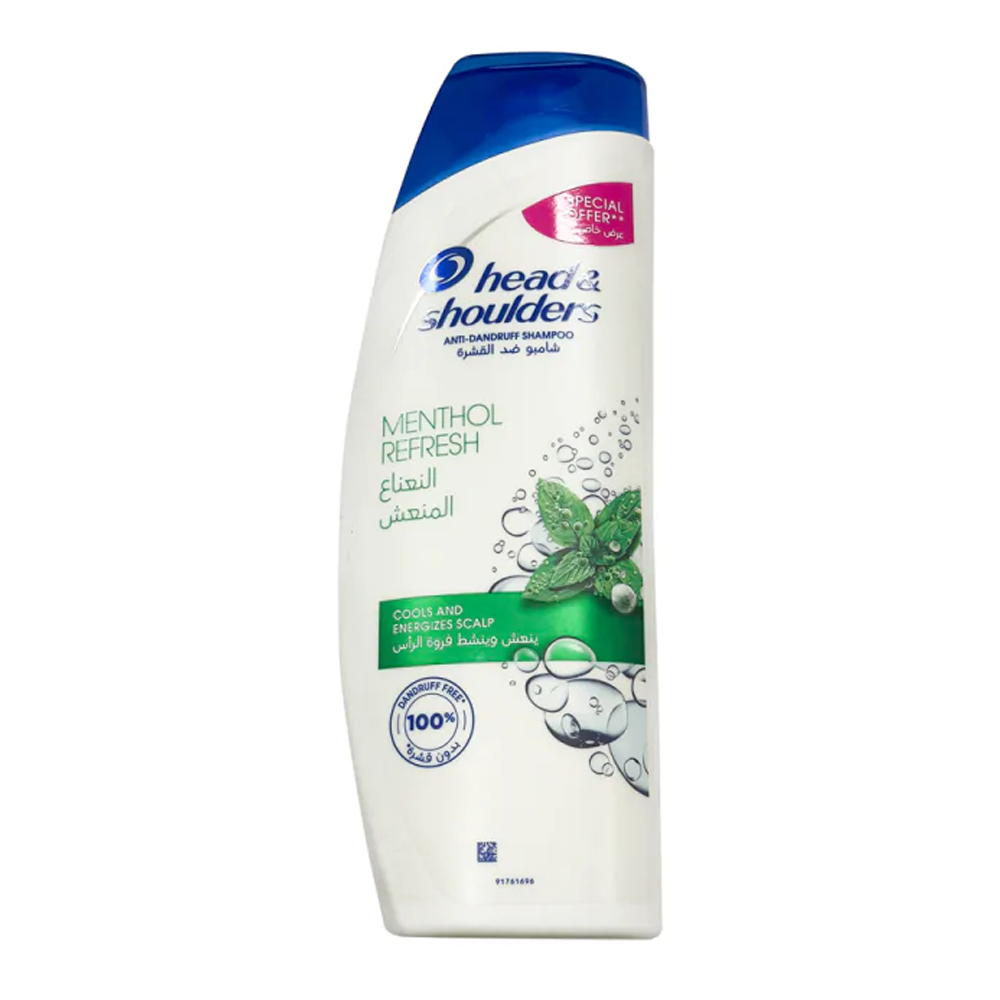 Head and Shoulders Menthol Refresh Shampoo - 400ml - CN-221