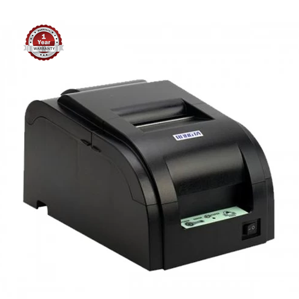 Rongta RP76IIDC-USE 76mm Impact POS Receipt Printer - Black