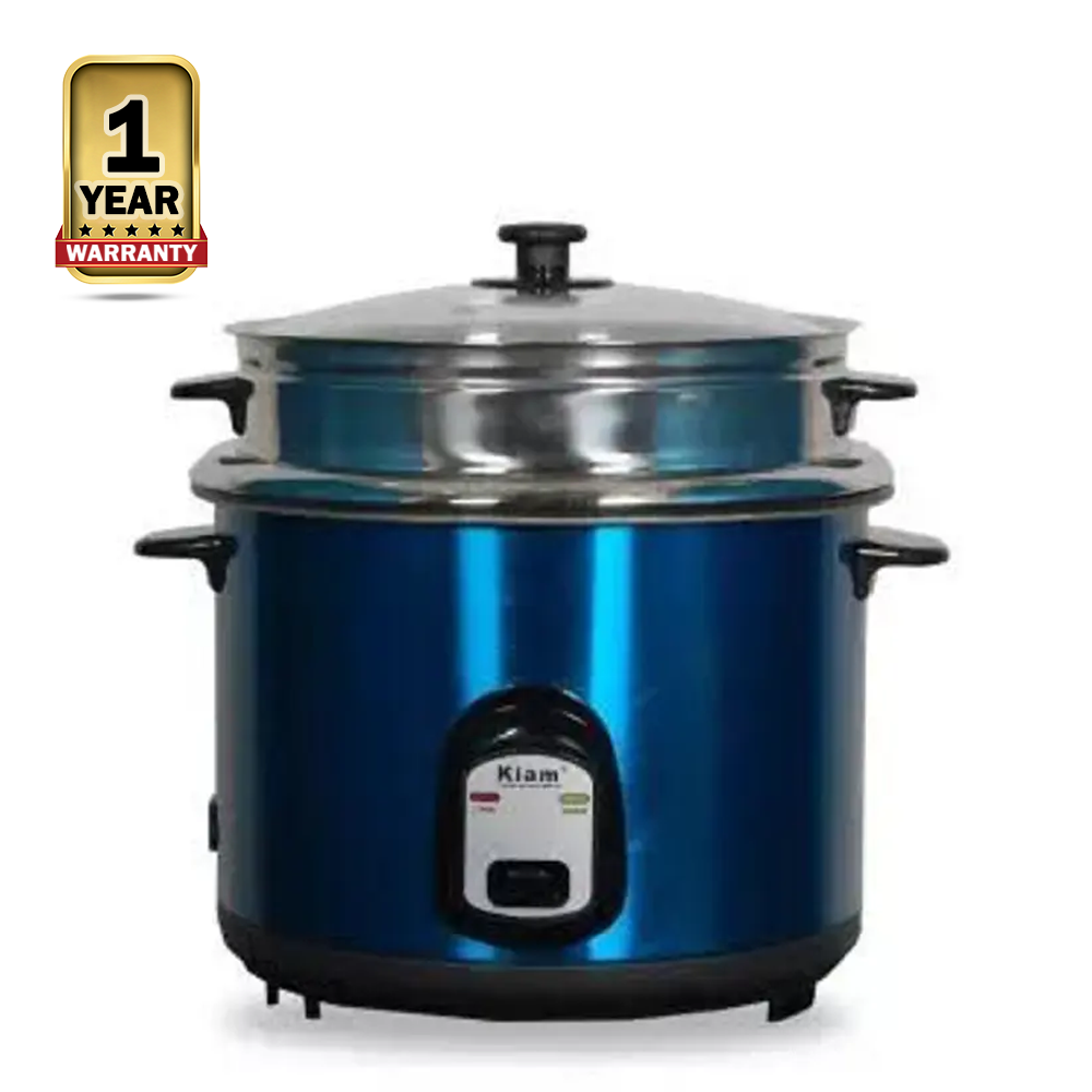 Kiam 8704 bati Stainless Steel Rice Cooker - 2.8 Liter - Dark Blue