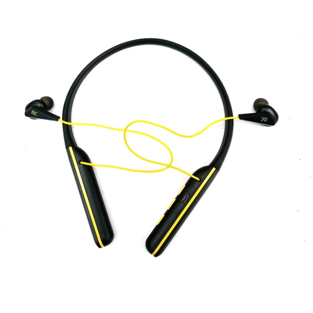 Realme Youth Buds 11 In Ear Neckband - Black and Yellow