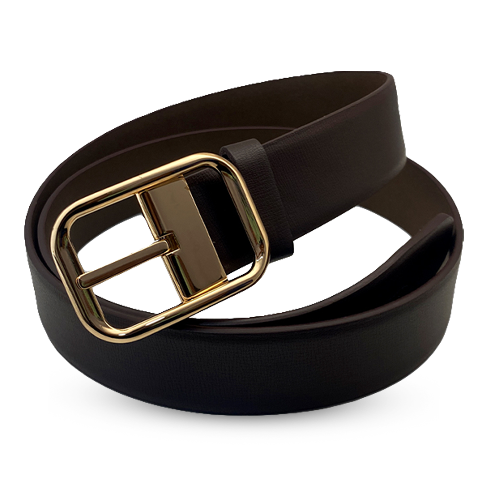 Leather Belt for Men - Chocolate