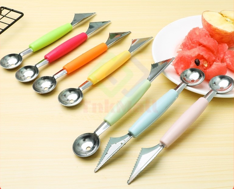 3 In 1 Creative Kitchen Fruit Platter Cutter Mold Set Ball Digger