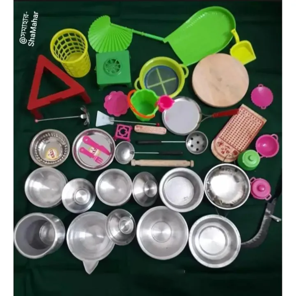 Toy Kitchen Set For Baby - 45 Pcs