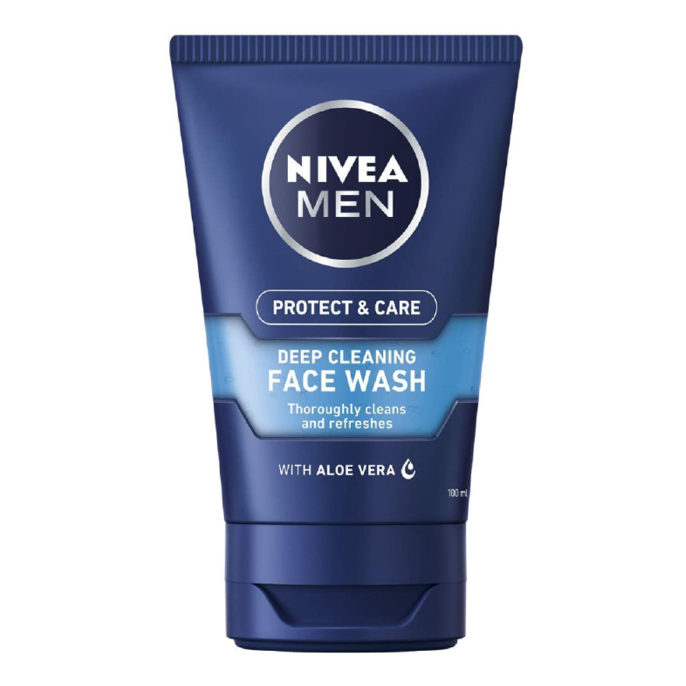 Nivea Men Protect and Care Deep Cleaning Face Wash - 100ml - 81387