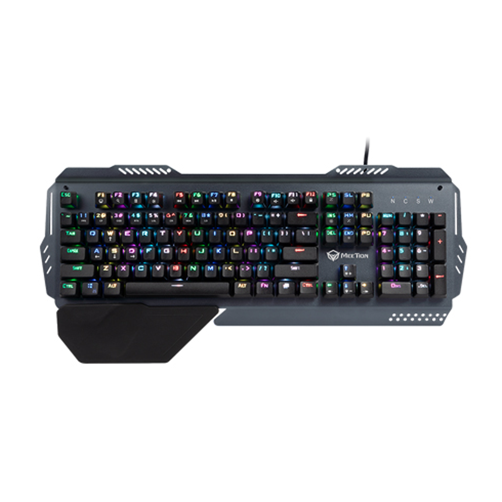 Meetion MT-MK20 RGB Mechanical Blue Switch Gaming Keyboard - Black