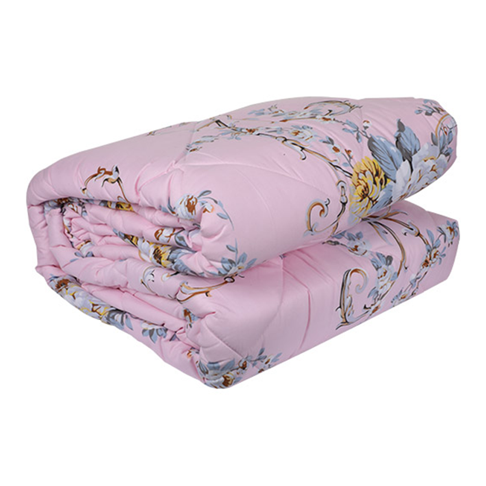 RFL Comfy Polyester Microfiber Comforter - 233 x 208cm - Pink - Q-205