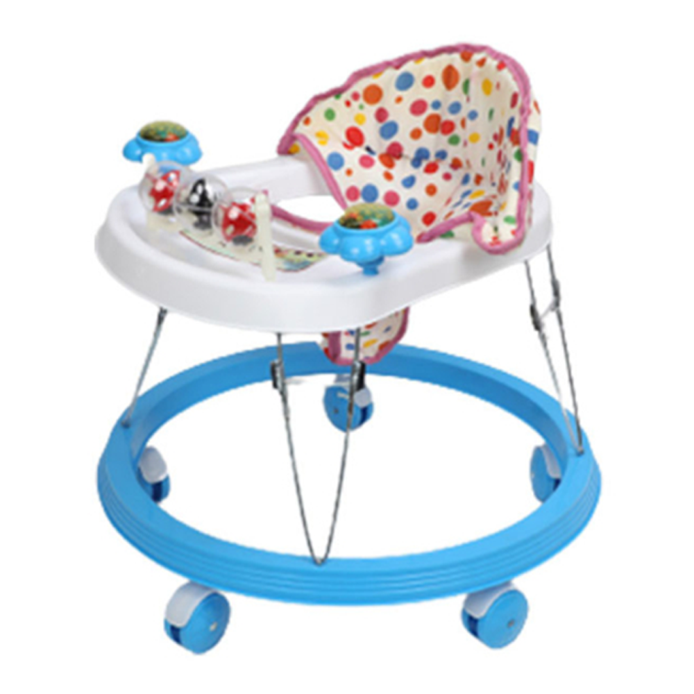 RFL Jim and Joly Toy Smile Baby Walker Melody - Cyan Blue and White - 939300