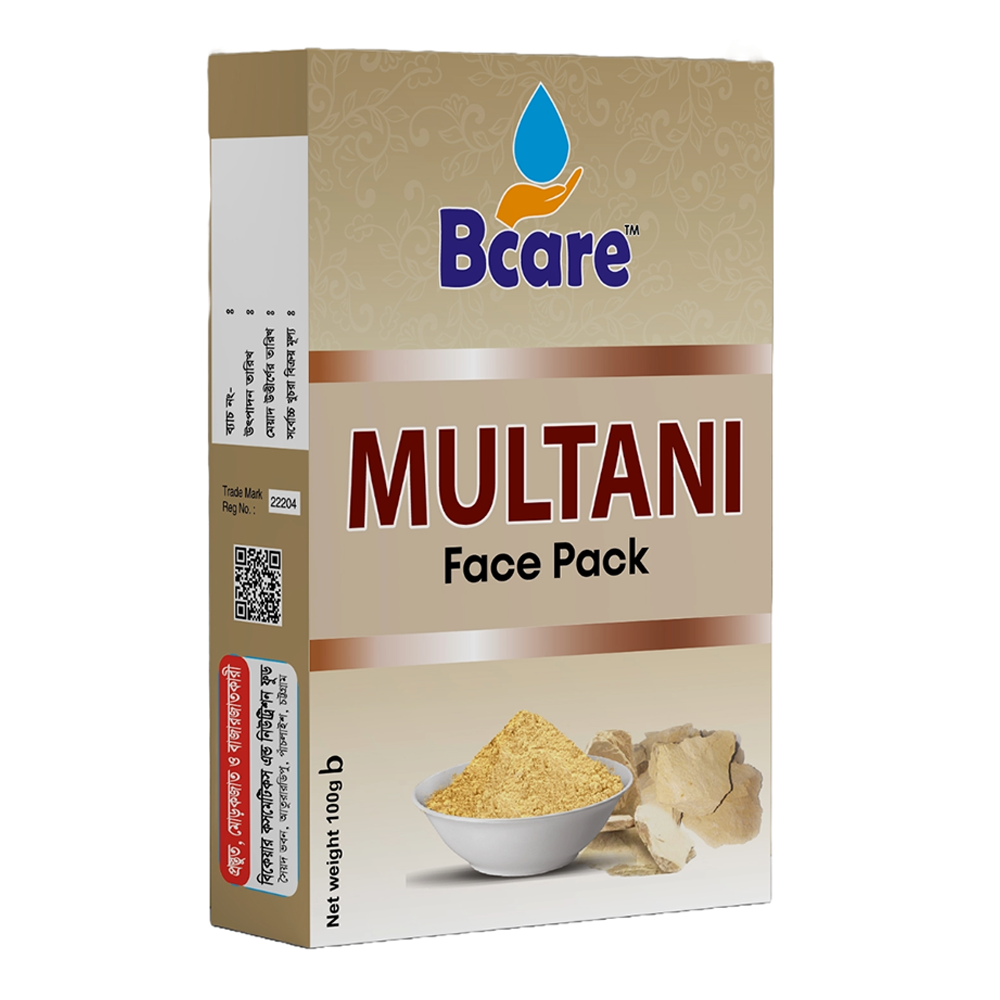 Bcare Multani Face Pack - 100gm